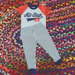 Carter's Baseball Style Outfit Set